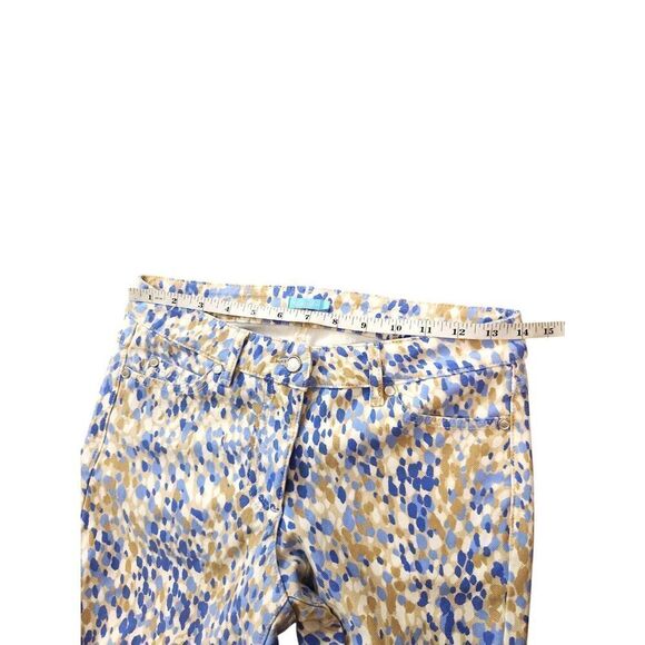 J.McLaughlin womens Multicolor jeans Size (2) 28x30 skinny cotton denim. - Picture 4 of 8